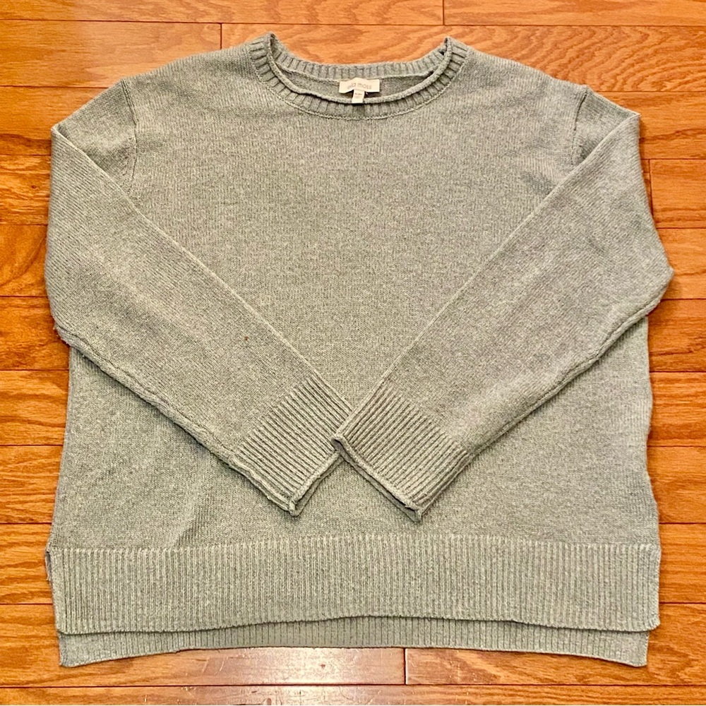 Ella Moss Heather Gray Knit Top - Size XL